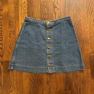 American apparel Jean short skirt size medium
